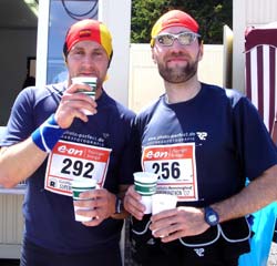 Christian und Mirko (rechts) am Grenzadler