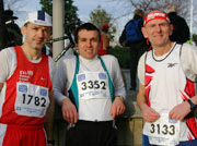 Zenon, Steffen,Wolfgang (vlnr) vor dem Start